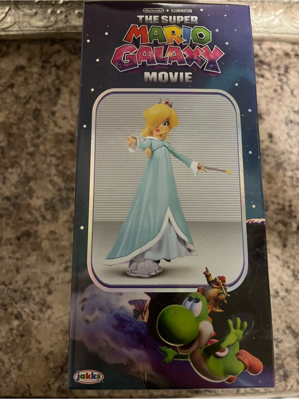 Nintendo Super Mario World Rosalina Figure in Light Blue & Brand New Sealed Toy - Picture 4 of 12